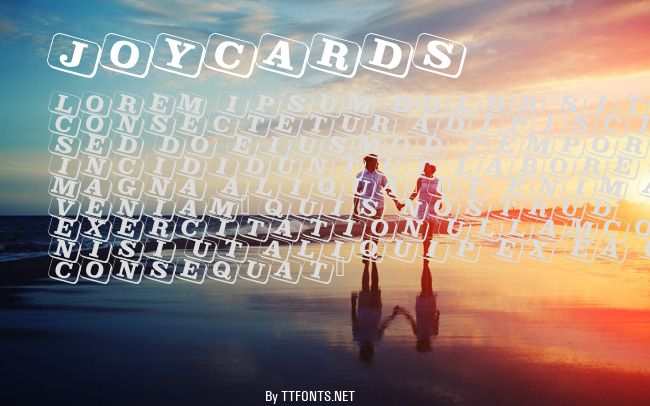 JoyCards example