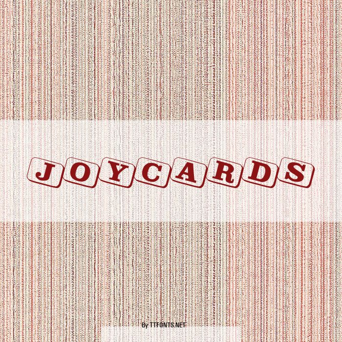 JoyCards example