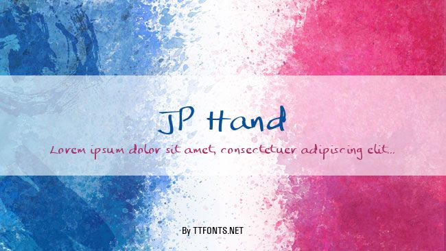 JP Hand example