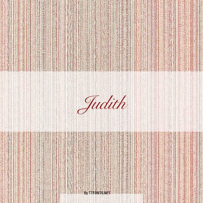 Judith example