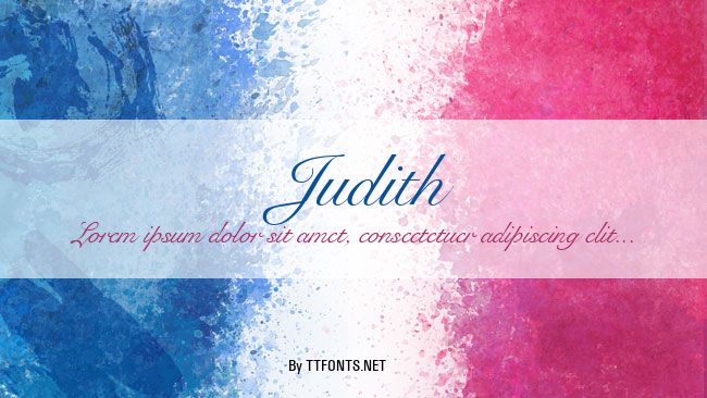 Judith example