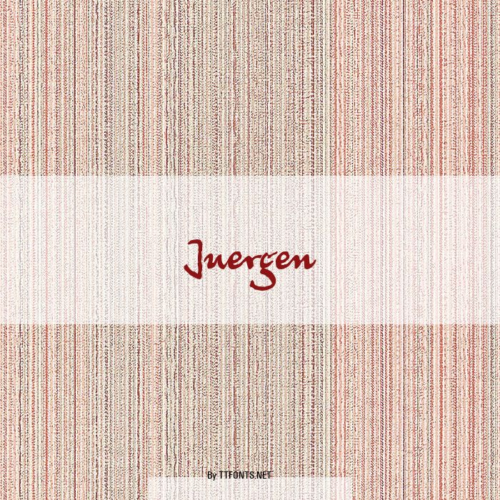 Juergen example