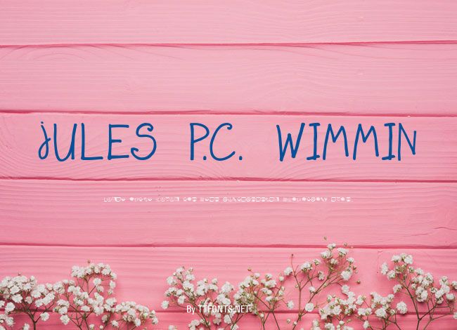 JULES P.C. WIMMIN example