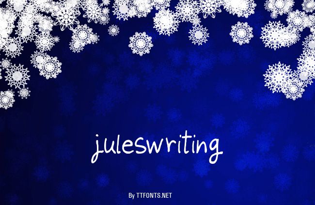 juleswriting example