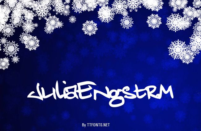 JuliaEngstrm example