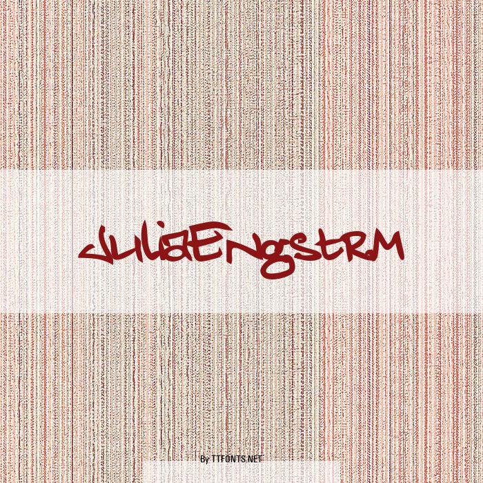 JuliaEngstrm example