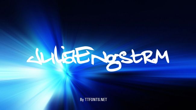 JuliaEngstrm example
