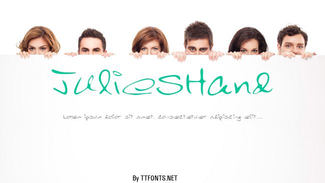 JuliesHand example