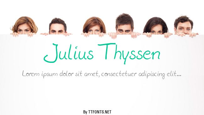Julius Thyssen example