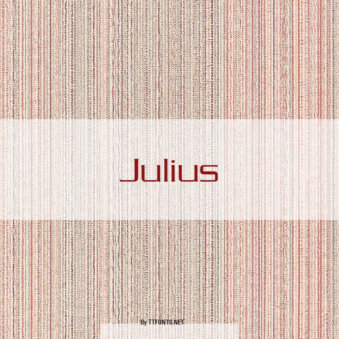 Julius example