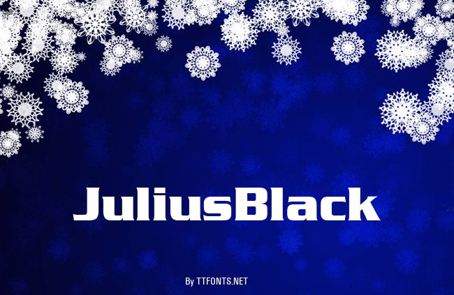 JuliusBlack example