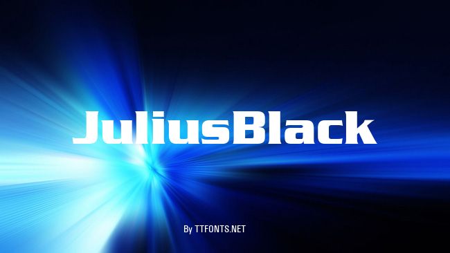 JuliusBlack example