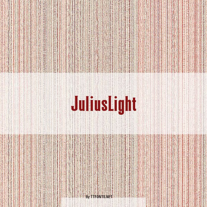 JuliusLight example