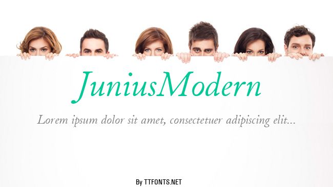 JuniusModern example