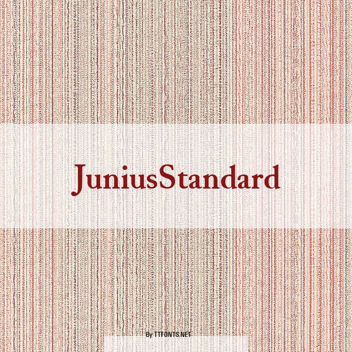 JuniusStandard example