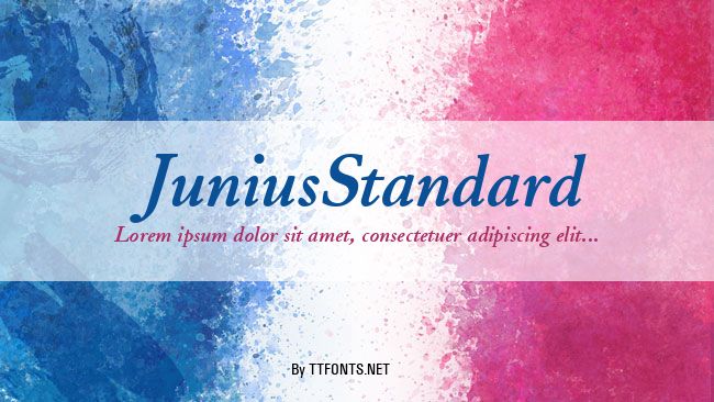 JuniusStandard example