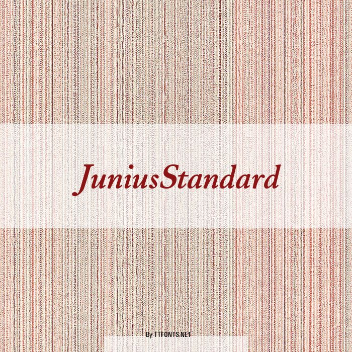 JuniusStandard example