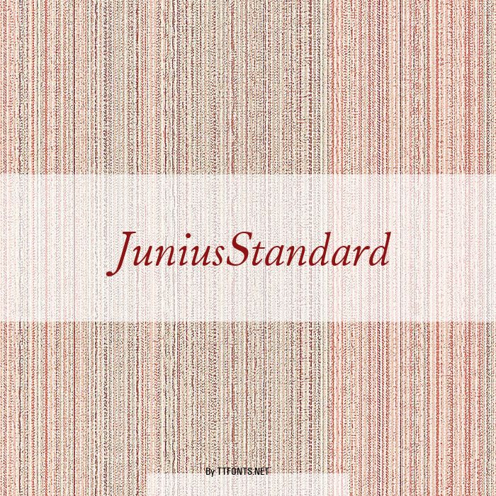 JuniusStandard example