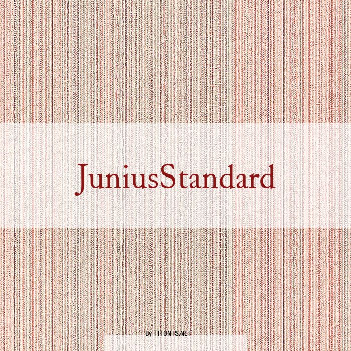 JuniusStandard example