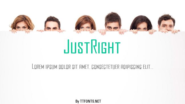 JustRight example