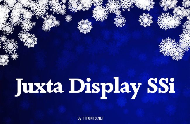 Juxta Display SSi example