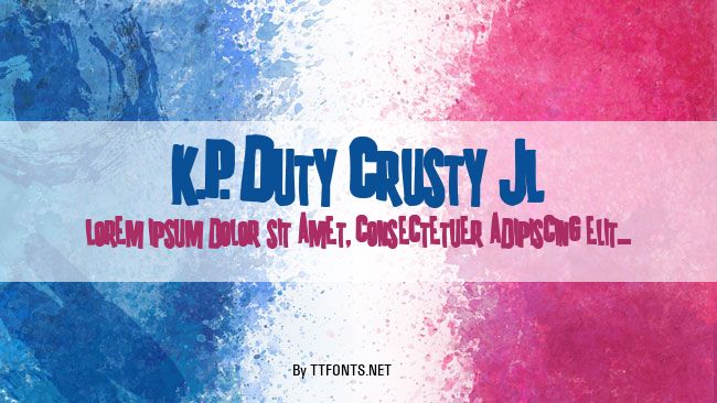 K.P. Duty Crusty JL example