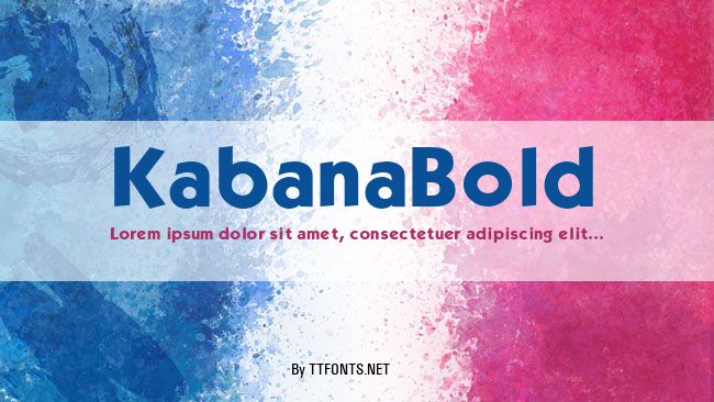 KabanaBold example