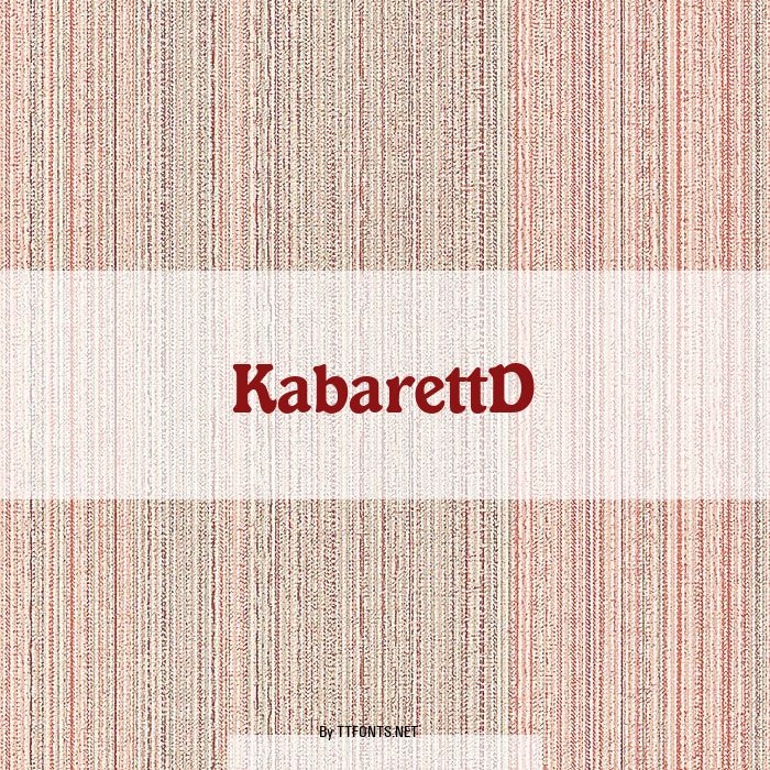 KabarettD example