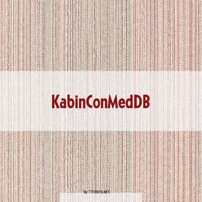 KabinConMedDB example