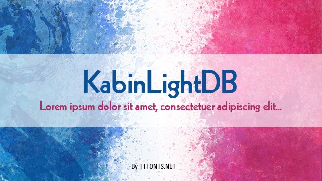 KabinLightDB example