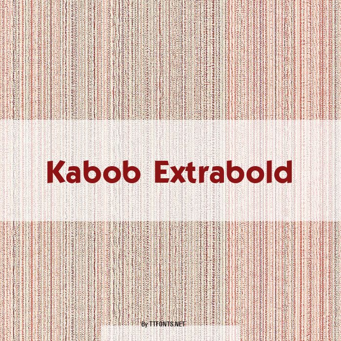 Kabob Extrabold example