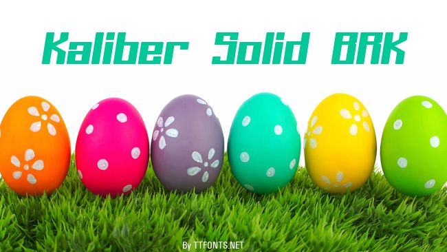 Kaliber Solid BRK example