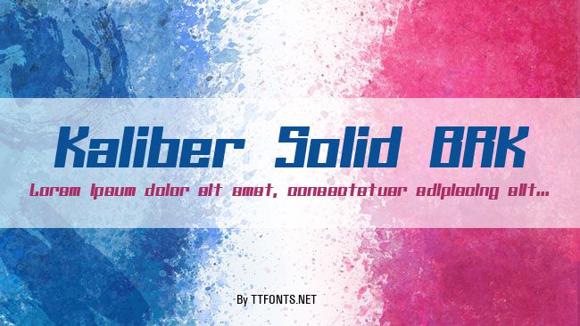 Kaliber Solid BRK example