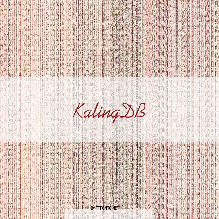 KalingDB example