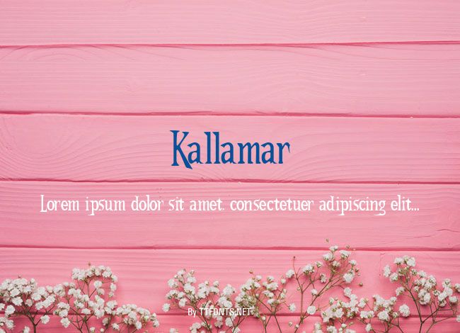 Kallamar example