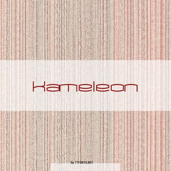 Kameleon example