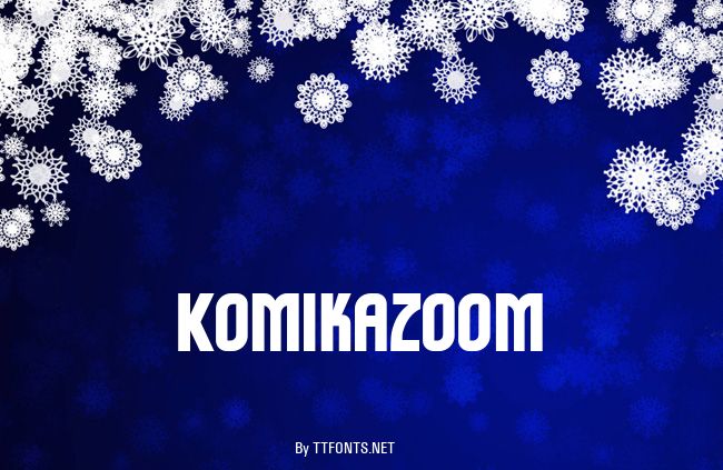 Komikazoom example