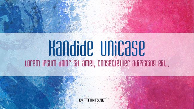 Kandide Unicase example