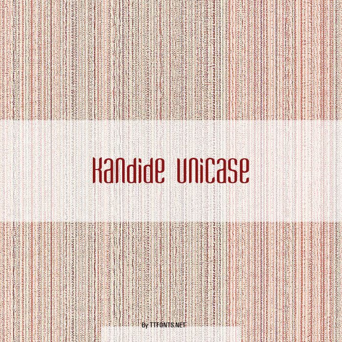 Kandide Unicase example