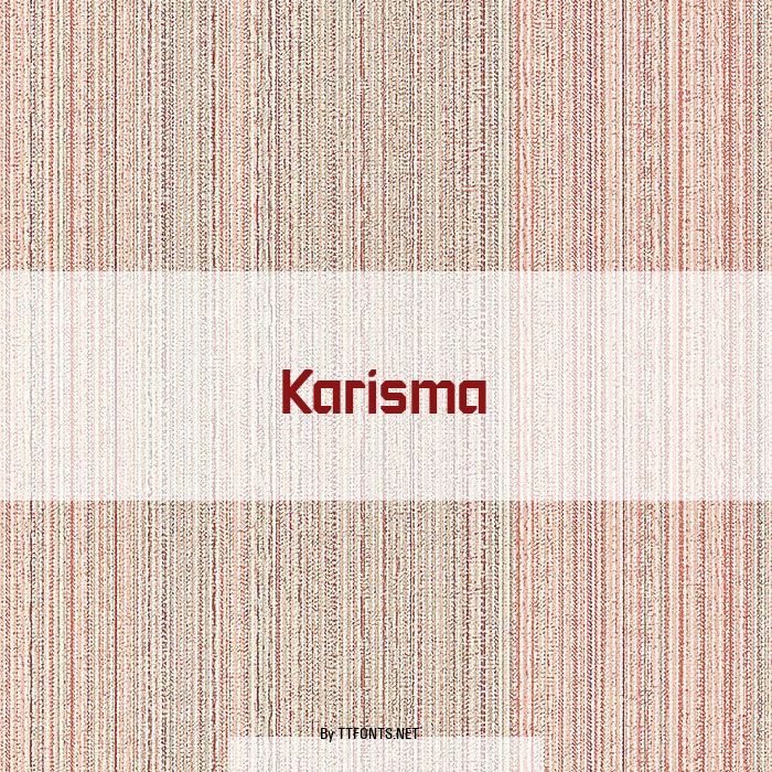 Karisma example
