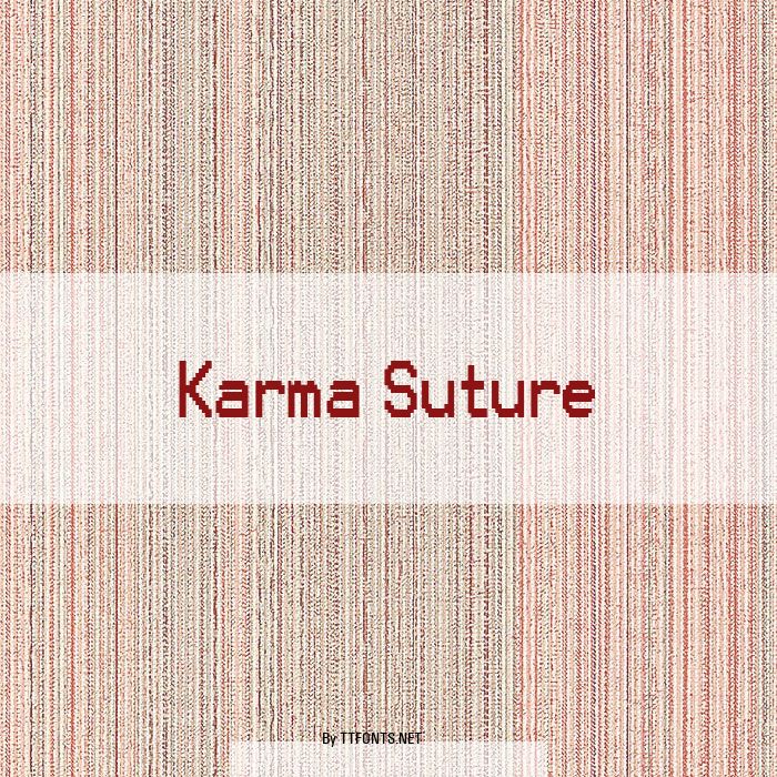 Karma Suture example