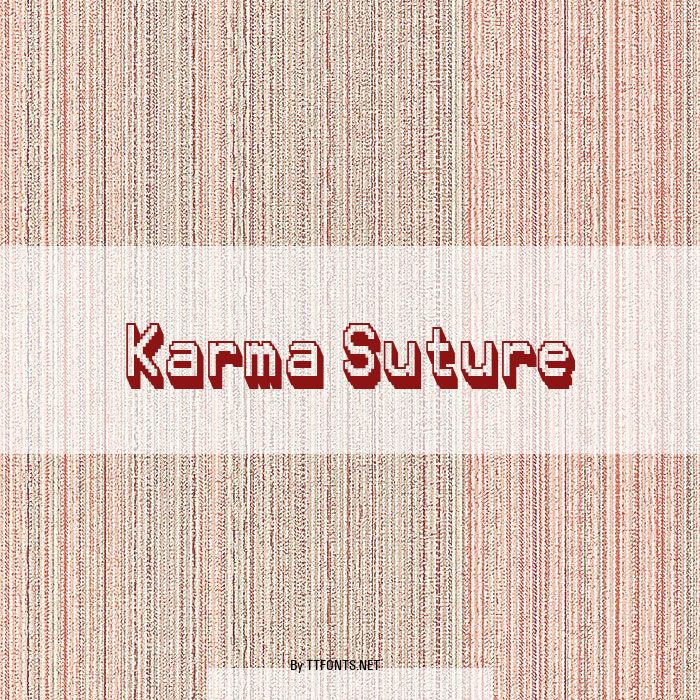 Karma Suture example