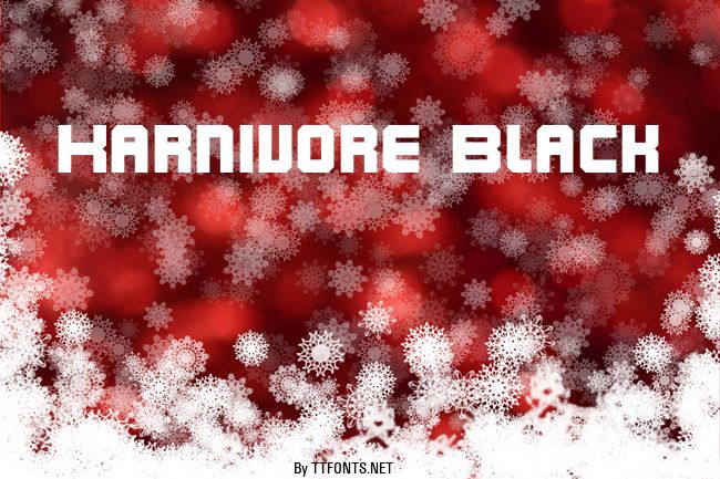 Karnivore Black example