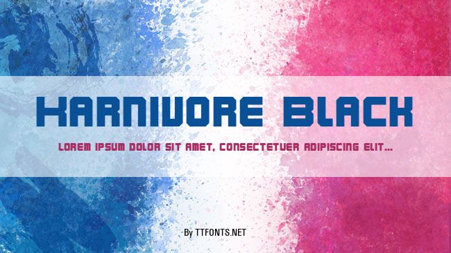 Karnivore Black example
