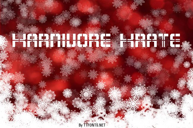 Karnivore Krate example