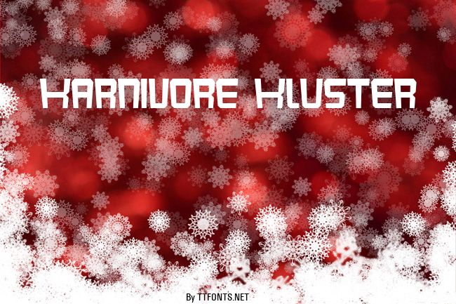 Karnivore Kluster example