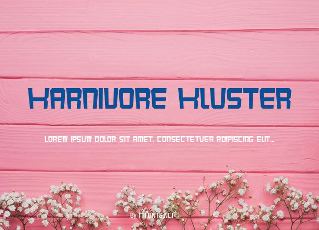 Karnivore Kluster example