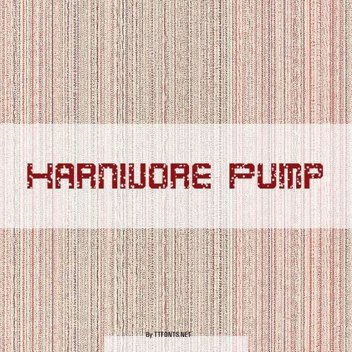 Karnivore Pump example