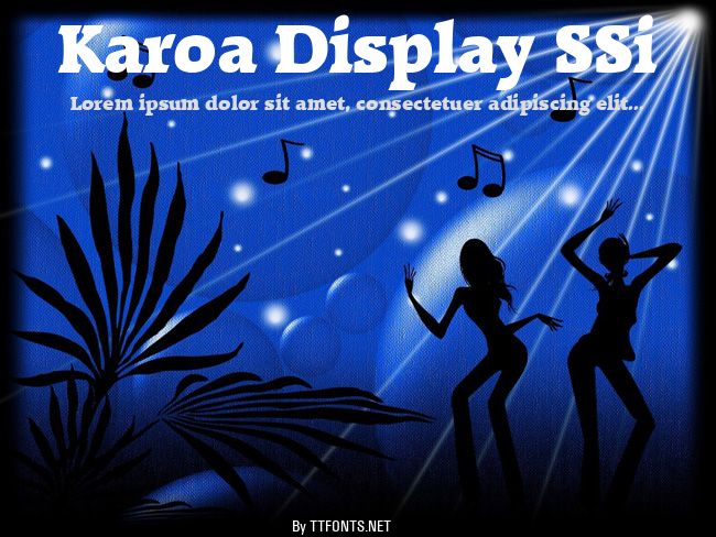 Karoa Display SSi example