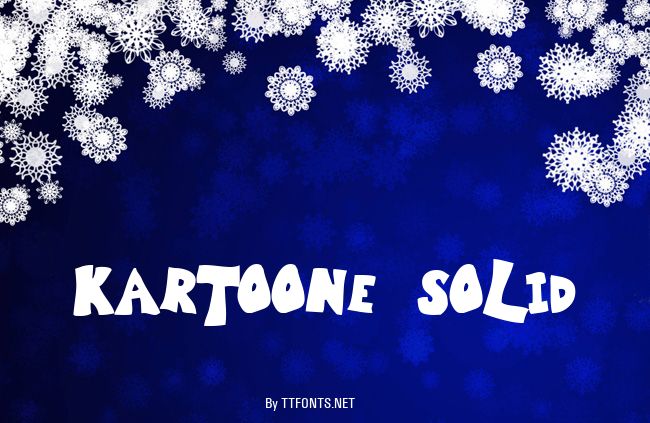 Kartoone Solid example